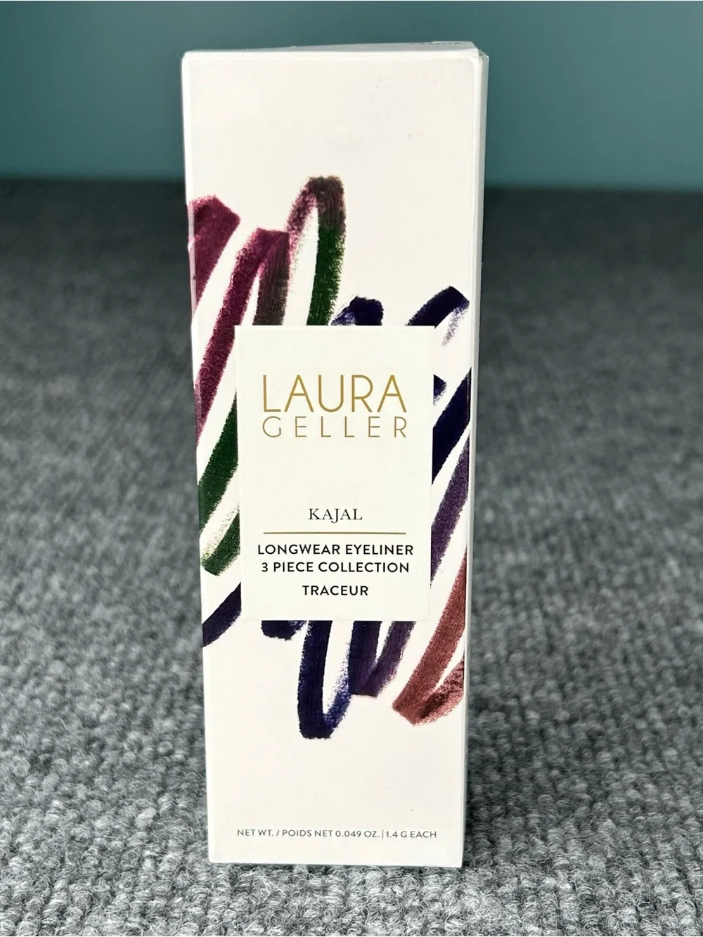 Laura Geller KAJAL 3 Colors Longwear Eyeliner Brown, Black, Toasted Kohl 1.4g x3